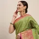 P GREEN__Royal Rajgharana Sarees